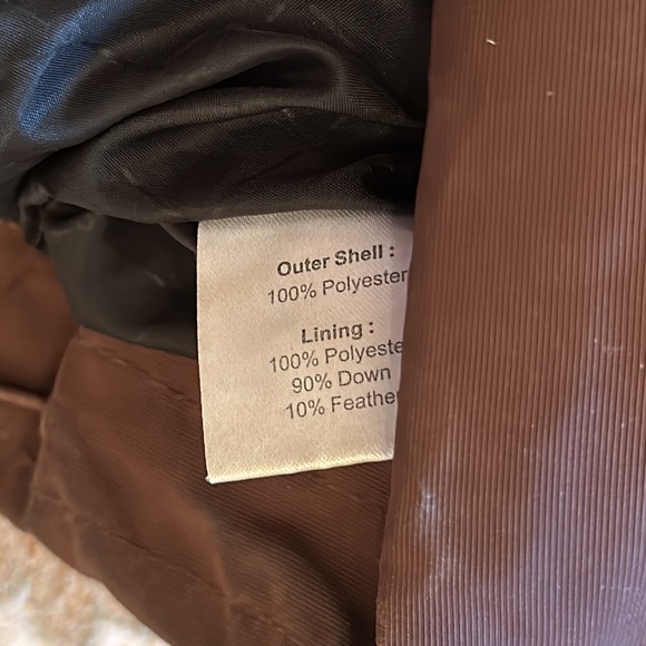 Coldwear Singapore brown men jacket coat removable hood zipper down feathers - Picture 5 of 11